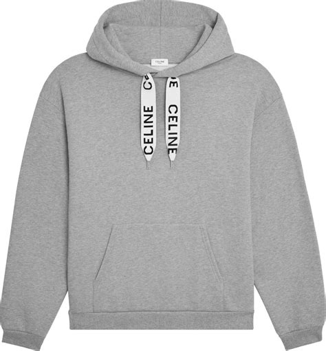 celine women hoodie|gray Celine hoodie.